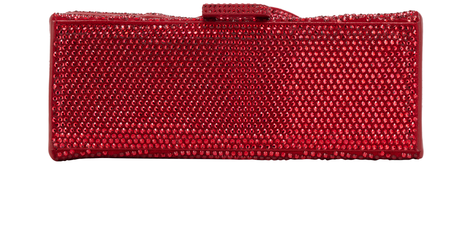 Rhinestone Hourglass XS, &pound;950, Handbags, Red, Leather, Top view